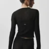 Pullover „Sunlit Cardigan“ – Schwarz