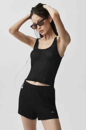 Pullover Sunlit Top – Schwarz