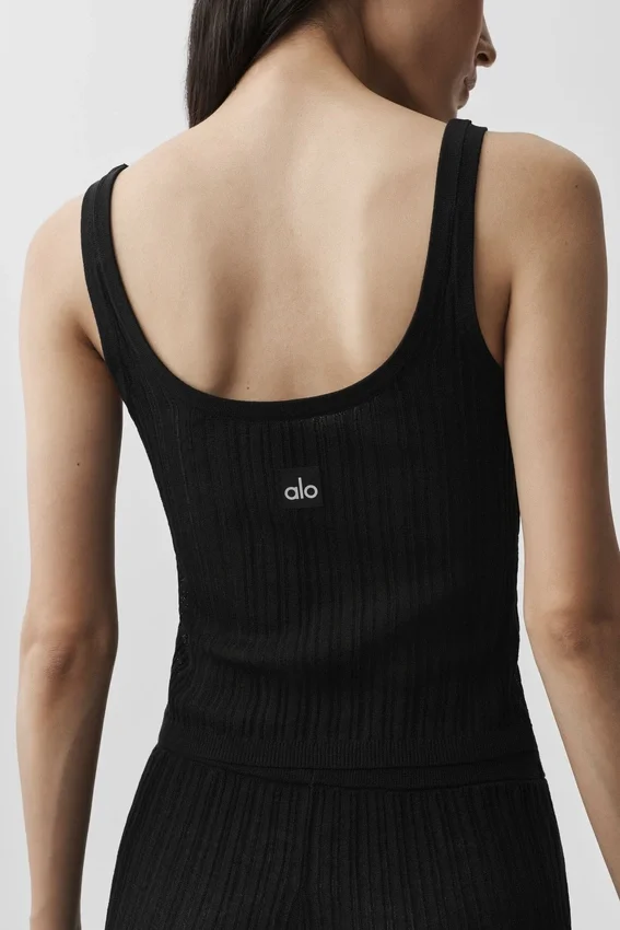 Pullover Sunlit Top – Schwarz