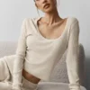 Pullover „Unwind“ mit Langarmshirts – Oatmeal Heather