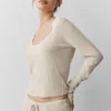 Pullover „Unwind“ mit Langarmshirts – Oatmeal Heather