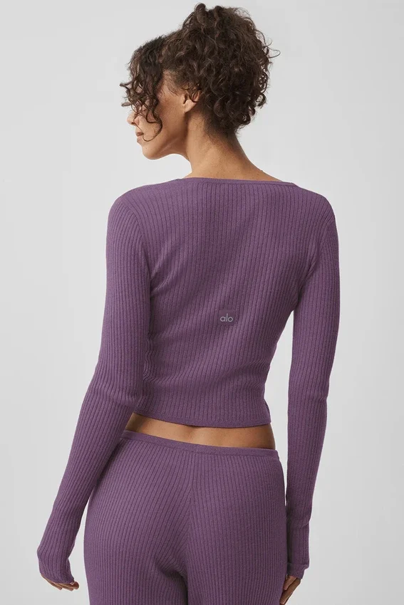 Pullover „Unwind“ mit Langarmshirts – Plum Kiss