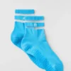 Pulse Grip-Socken für Damen – Azurblau