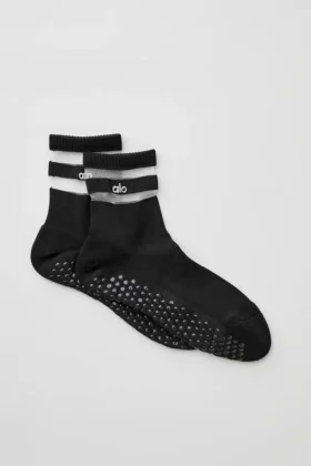 Pulse Grip-Socken für Damen – Schwarz