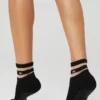 Pulse Grip-Socken für Damen – Schwarz