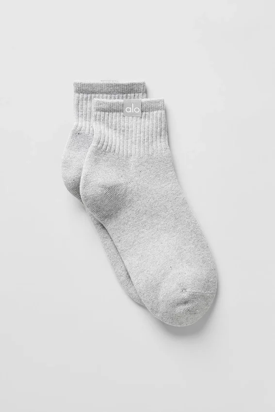 Quarter Crew Street Socken – Athletic Heather Grey