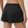 „Radiance“-Shorts aus Seidenmischung – Schwarz