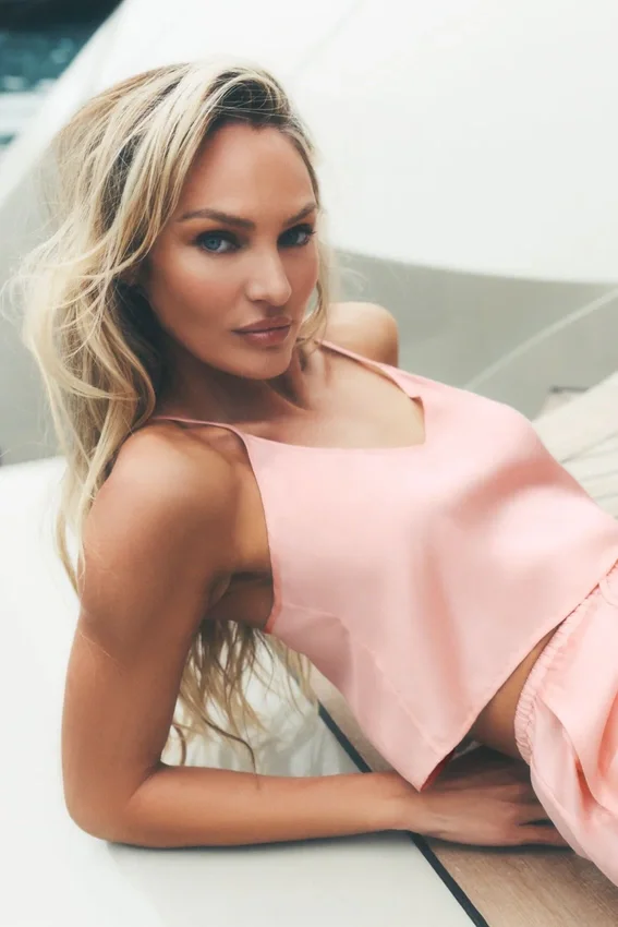 Radiance-Top aus Seidenmischung – Sonnengetränktes Rosa