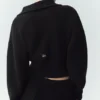 „Radiate“-Jacke aus Kaschmir – Schwarz