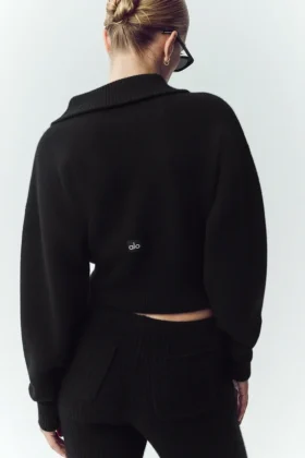 „Radiate“-Jacke aus Kaschmir – Schwarz