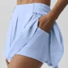 Rally-Tennis-Röck – Helles Provence-Blau