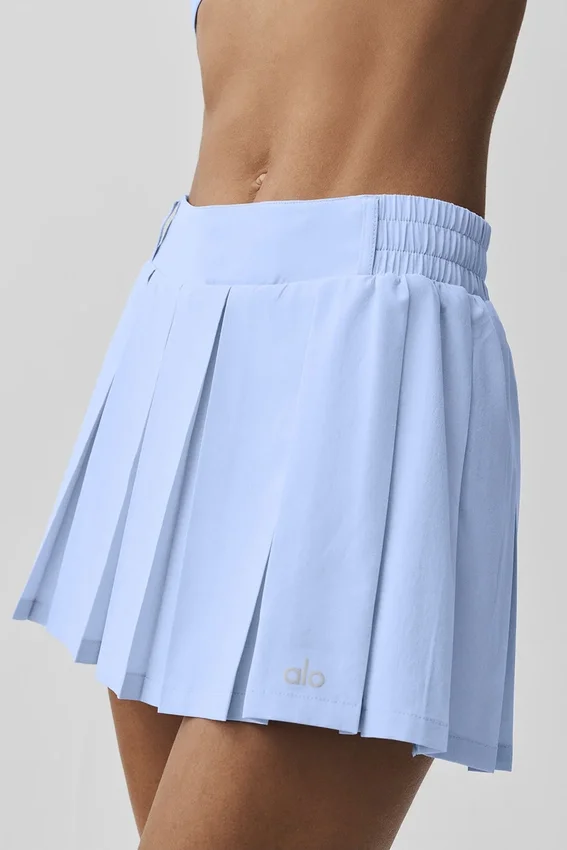 Rally-Tennis-Röck – Helles Provence-Blau