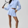 Rally-Tennis-Röck – Helles Provence-Blau