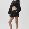 „Real Deal“-Shorts mit High-Waist-Taille – Schwarz