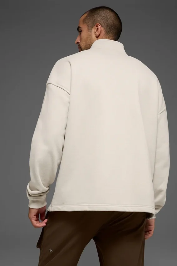 Renown Heavy Weight 1/4 Zip – Bone