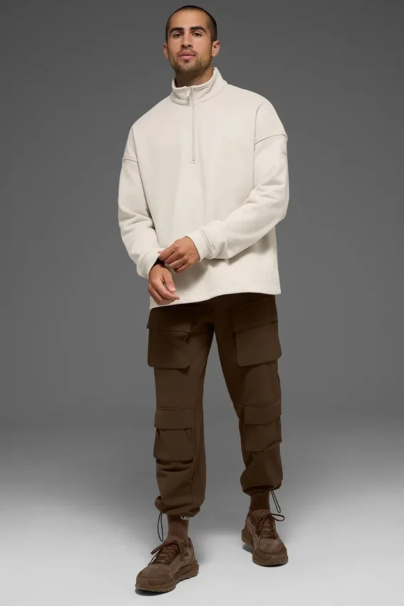 Renown Heavy Weight 1/4 Zip – Bone