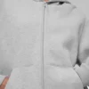 Renown Heavy Weight Full Zip Hoodie – Athletic Heather Grey