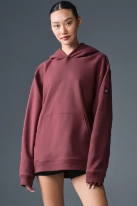 Renown Heavy Weight Hoodie – Burgundy Truffle