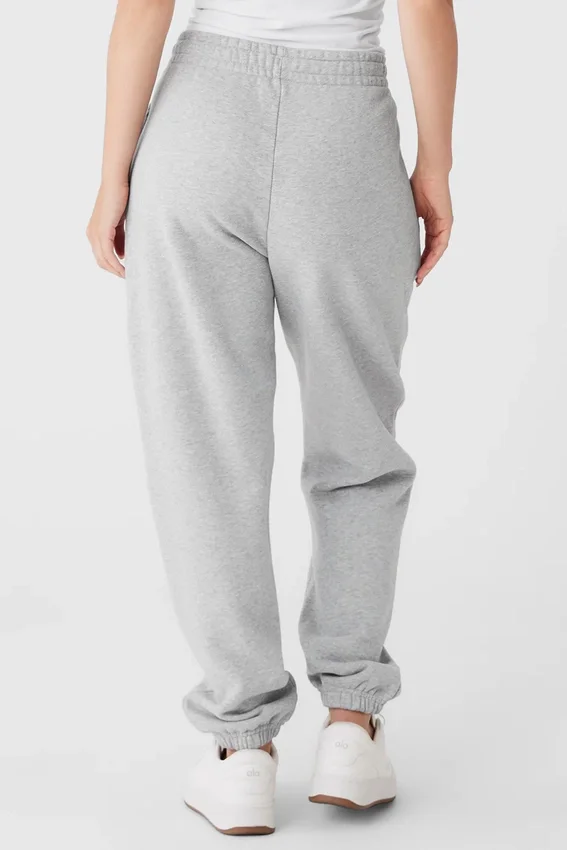 Renown Heavy Weight Jogginghose mit Bündchen – Athletic Heather Grey