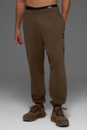Renown Heavyweight-Jogginghose mit Bündchen – Espresso
