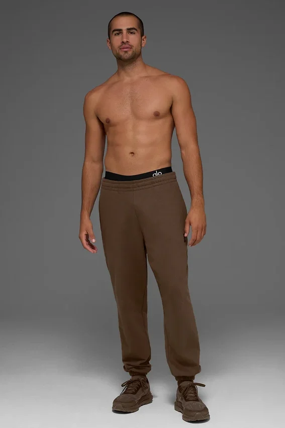 Renown Heavyweight-Jogginghose mit Bündchen – Espresso