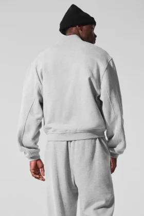 Renown Varsity-Jacke – Athletic Heather Grey