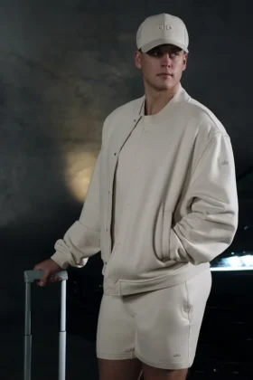 Renown Varsity-Jacke – Bone