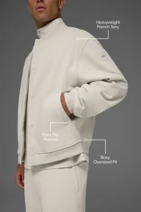 Renown Varsity-Jacke – Bone
