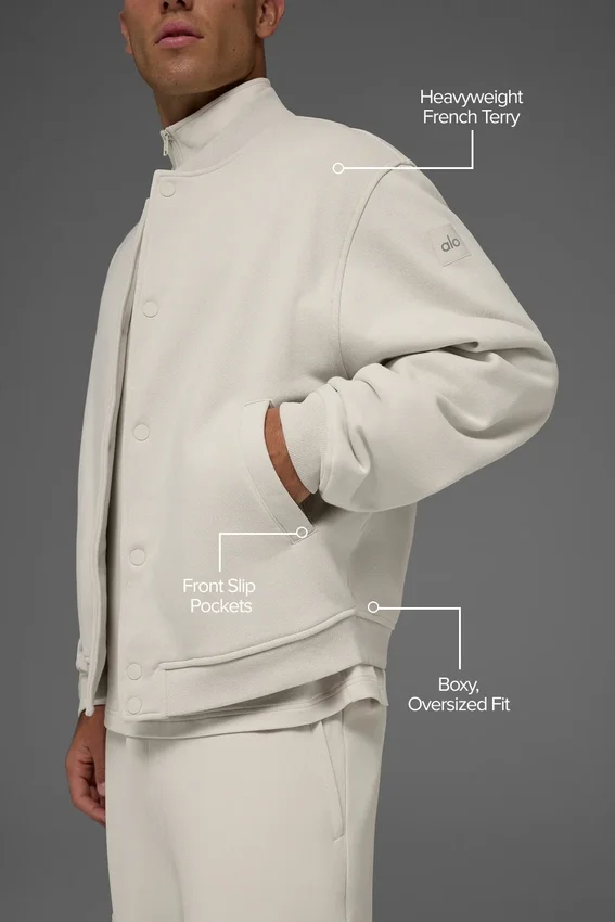 Renown Varsity-Jacke – Bone