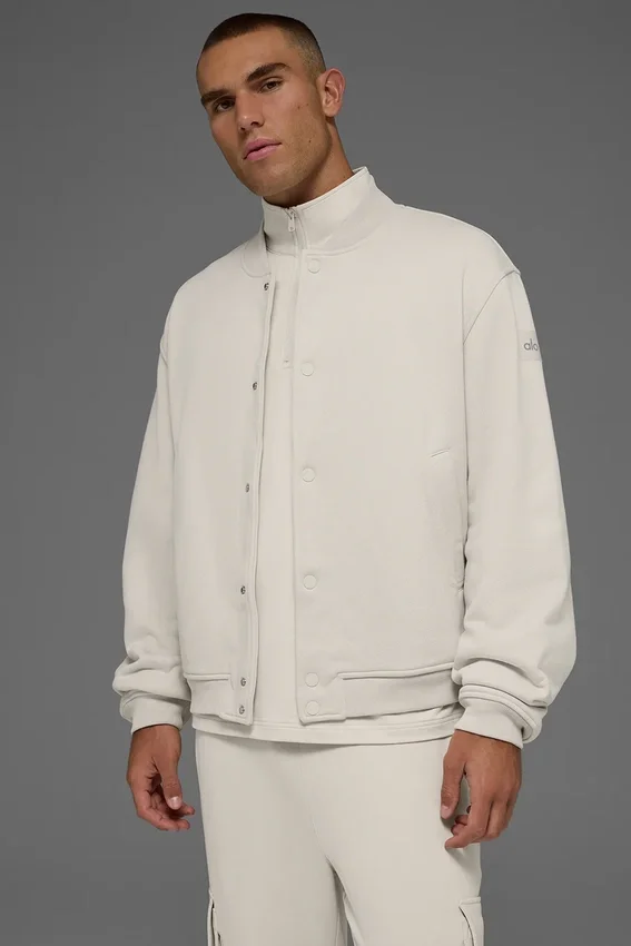 Renown Varsity-Jacke – Bone