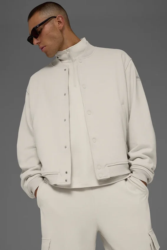 Renown Varsity-Jacke – Bone