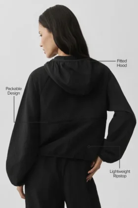 Ripstop Electric Jacke – Schwarz