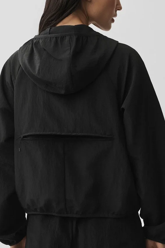 Ripstop Electric Jacke – Schwarz