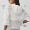 Ripstop Electric Jacke – Weiß