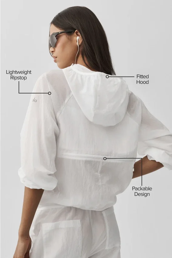 Ripstop Electric Jacke – Weiß