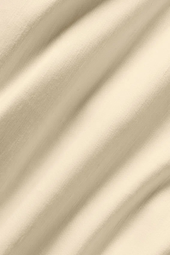 Riviera-Hose mit weitem Bein aus Leinenmischung – Sandy Beige