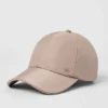 Satin-Freizeit-Cap – Taupe Satin