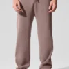 Scholar Jogginghose mit geradem Bein – Mushroom Heather