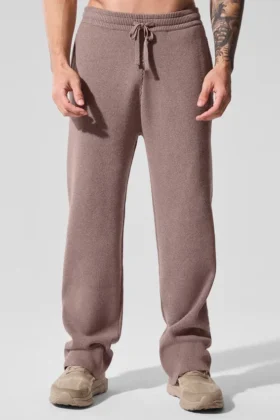 Scholar Jogginghose mit geradem Bein – Mushroom Heather
