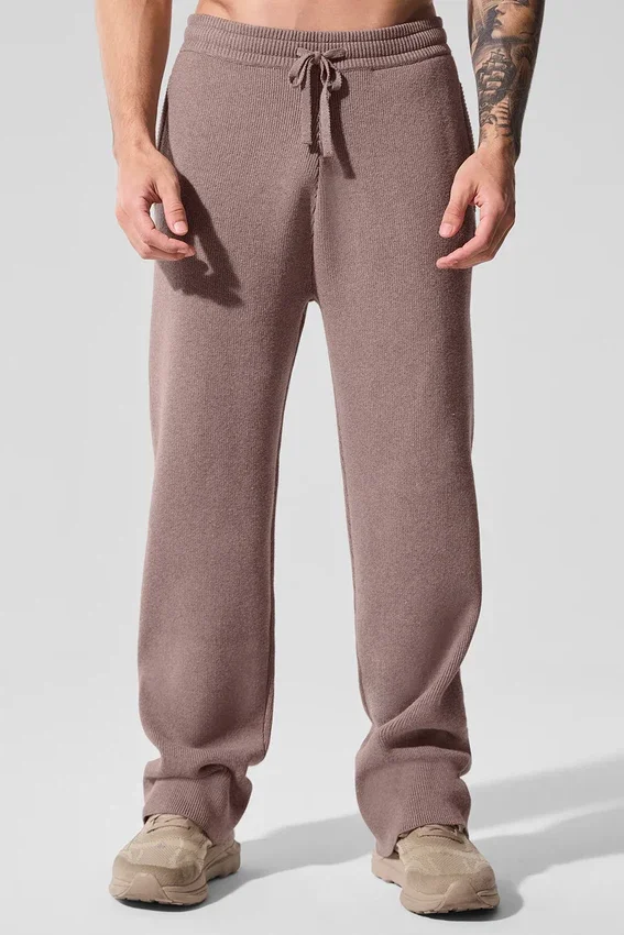 Scholar Jogginghose mit geradem Bein – Mushroom Heather