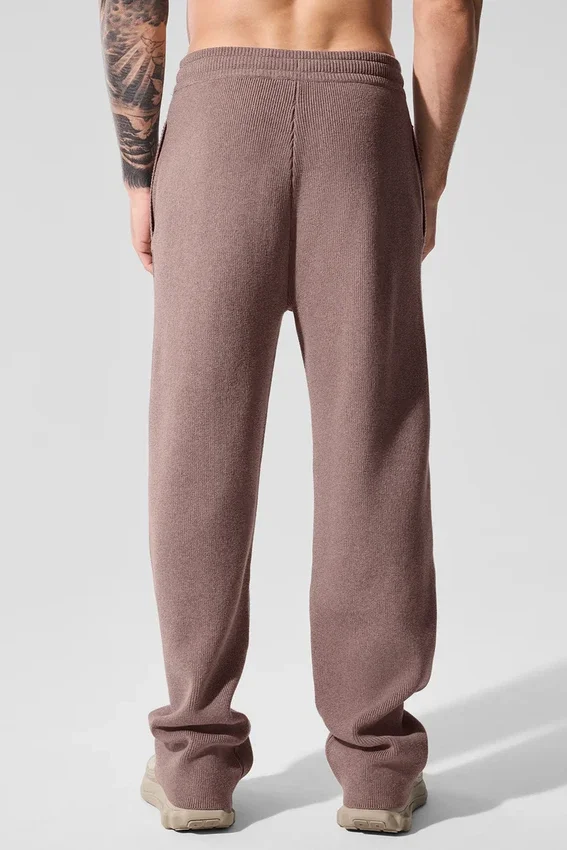 Scholar Jogginghose mit geradem Bein – Mushroom Heather