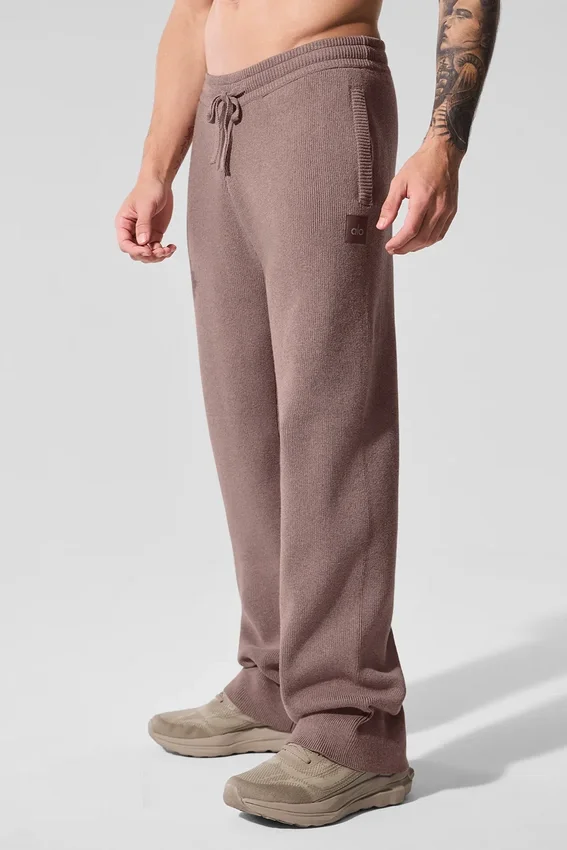 Scholar Jogginghose mit geradem Bein – Mushroom Heather