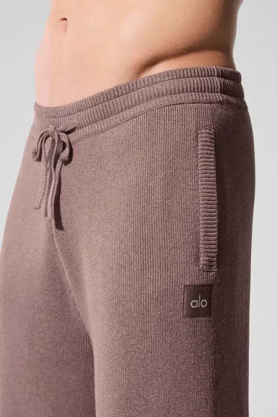 Scholar Jogginghose mit geradem Bein – Mushroom Heather