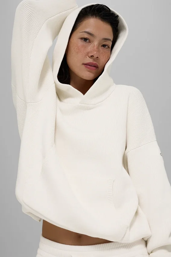 Scholar Kapuzenpullover – Elfenbein