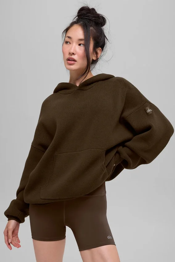 Scholar Kapuzenpullover – Espresso