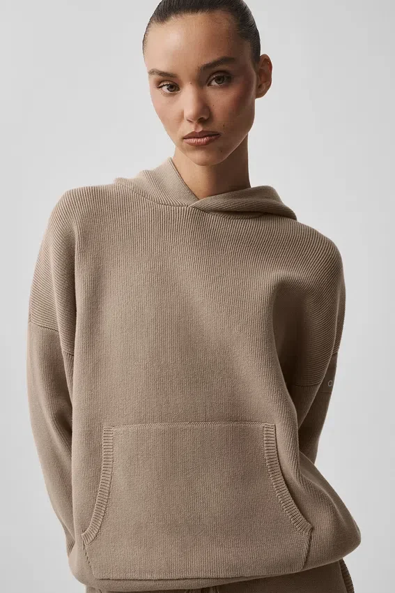 Scholar Kapuzenpullover – Kiesgrau