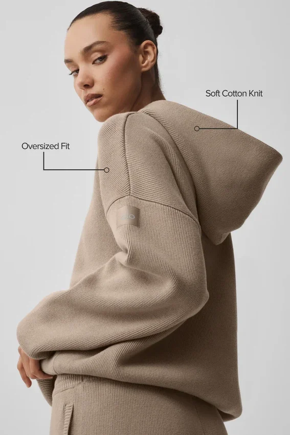 Scholar Kapuzenpullover – Kiesgrau