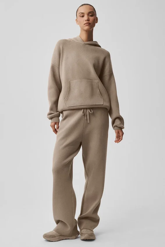 Scholar Kapuzenpullover – Kiesgrau