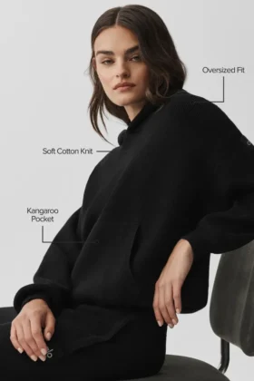 Scholar Kapuzenpullover – Schwarz
