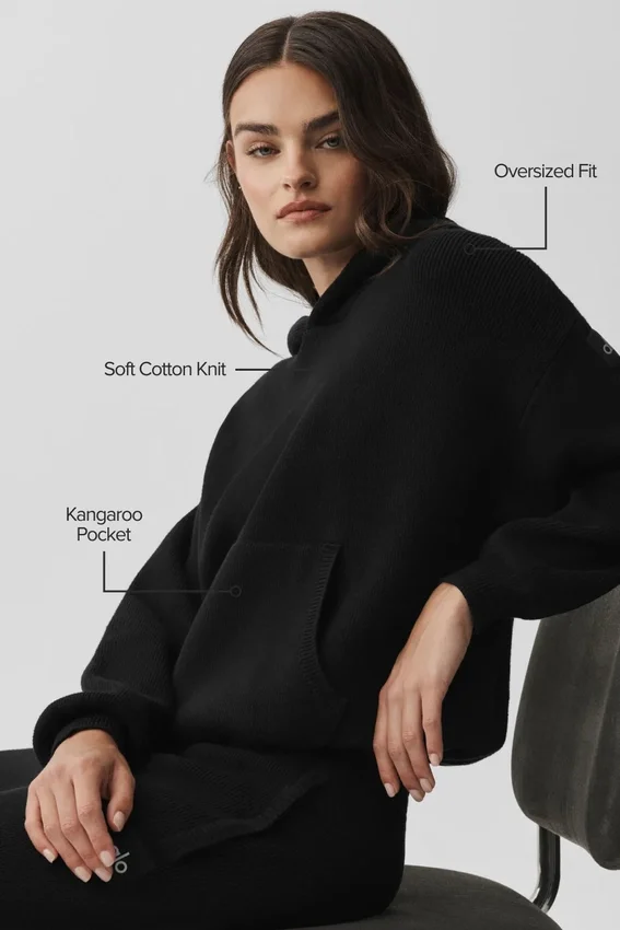 Scholar Kapuzenpullover – Schwarz